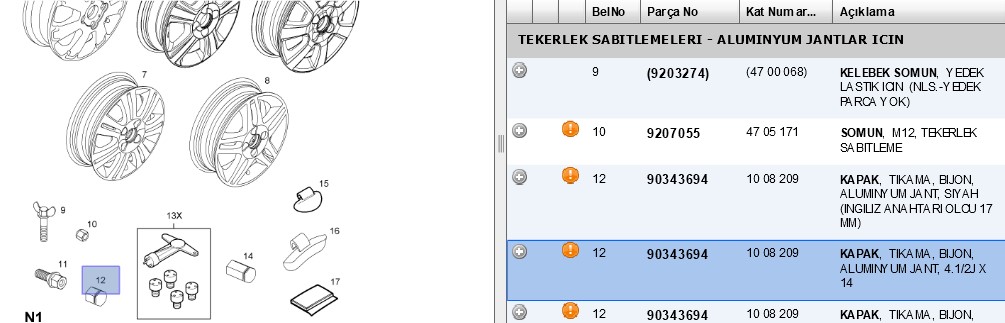 PSA Bujon Kapağı Astra H