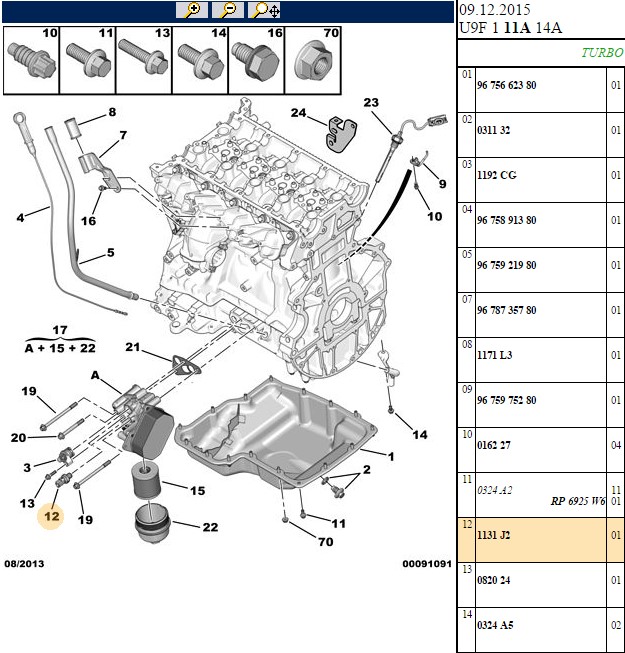 FACET Ford Custom, Escort, Mondeo, Focus, Ranger, Transit V347 22 Puma Yağ Müşürü 24 mm Anahtar Ağzı