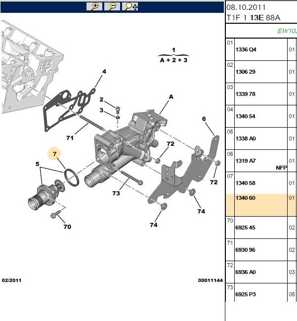 Facet Termostat Kontağı (Citroën Berlingo, Peugeot Partner)
