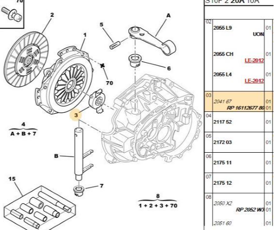 Debriyaj Rulmanı OEM:204140;204142
