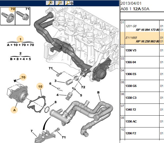 SU POMPASI (DEVIRDAIM) PEUGEOT 206 307 14 HDI 8V FIESTA FUSION 14 TDCI 8V DV4