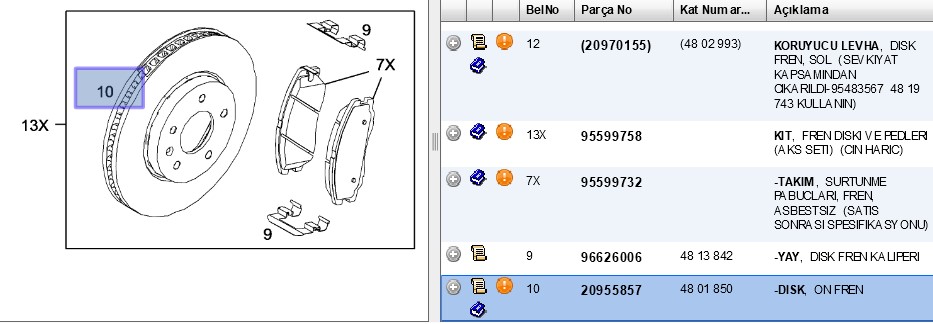 Fren Diski Ön (5D 296MM) Opel Antara A Chevrolet Captiva (C100 C140) 06-