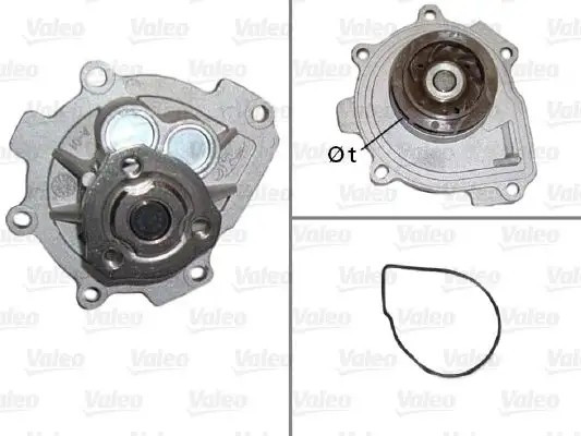 VALEO Opel Astra H, Astra J, Insignia A ve Cruze 1.6 16V Devirdaim Su Pompası