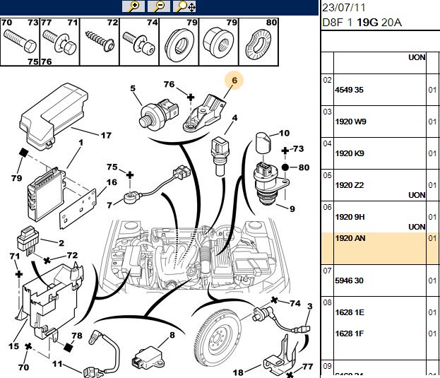FACET Peugeot 106 1.4 ve Citroen Xsara 1.6 MAP Basınç Sensörü 10.3005