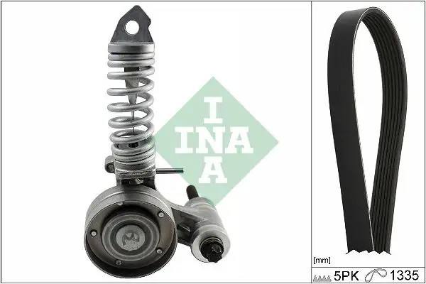 INA Opel Corsa D E 1.2 1.4 Astra J 1.4 V Kayış Gergi Seti 1.335 mm