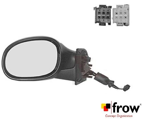 FROW Peugeot 206 1.4, 1.4 Hdi, 1.6, 1.6 Hdi ve Citroen C3 1.4, 1.4 Hdi, 1.6, 1.6 Hdi Sol Elektrikli Isıtmalı Dış Ayna