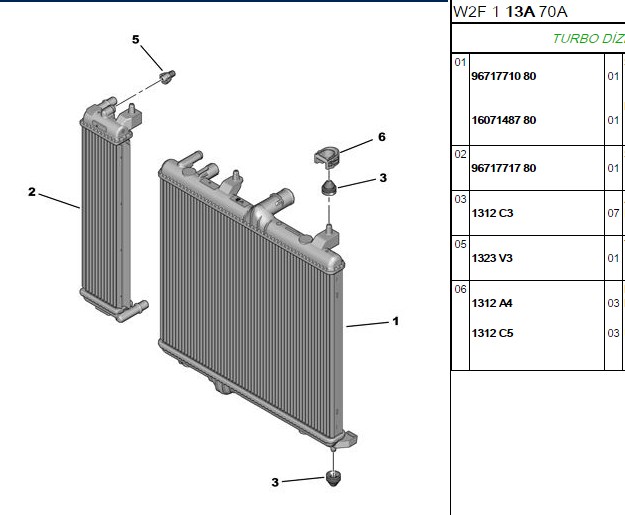 YEDEK SU DEPO HORTUMU  TU3JP (1.4 8V) TU5JP4 (1.6 16V)  EW10J4  (2.0 16V) 307 307 YM 308