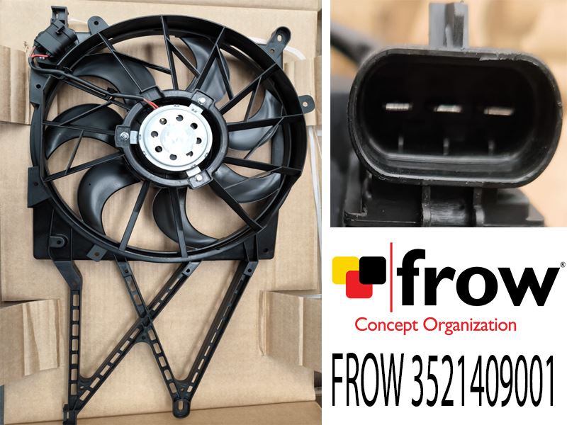 FROW Opel Astra G 1.6 ve Zafira A 1.6 Fan Motoru 380 mm 230 W