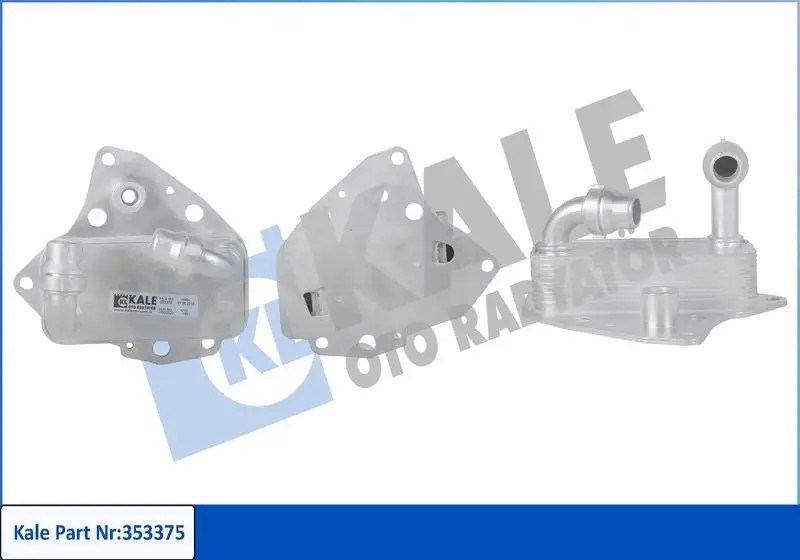 KALE Fiat Linea 1.6 MultiJet, Opel Combo 1.6 Cdti, Bravo 1.6 MultiJet için Yağ Soğutucu Alüminyum