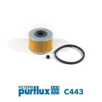 PURFLUX Renault Megane ve Laguna 1.9 Mazot Filtresi 20 mm İç Çap, 71 mm Dış Çap, 52 mm Yükseklik