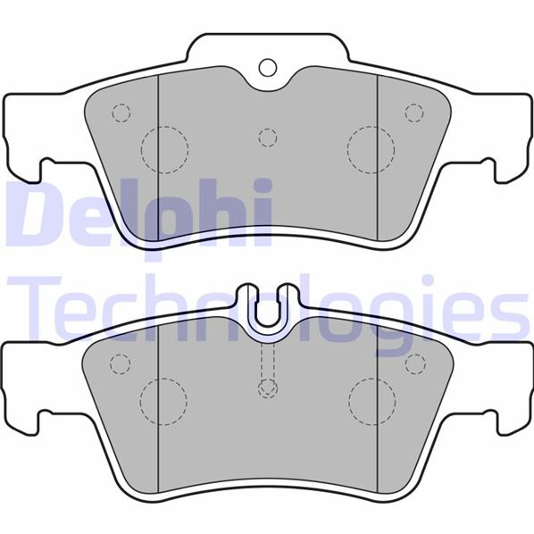 DELPHI Fren Balatası Arka (141 mm) W211 W212 S211 S212 W220 W221 08-
