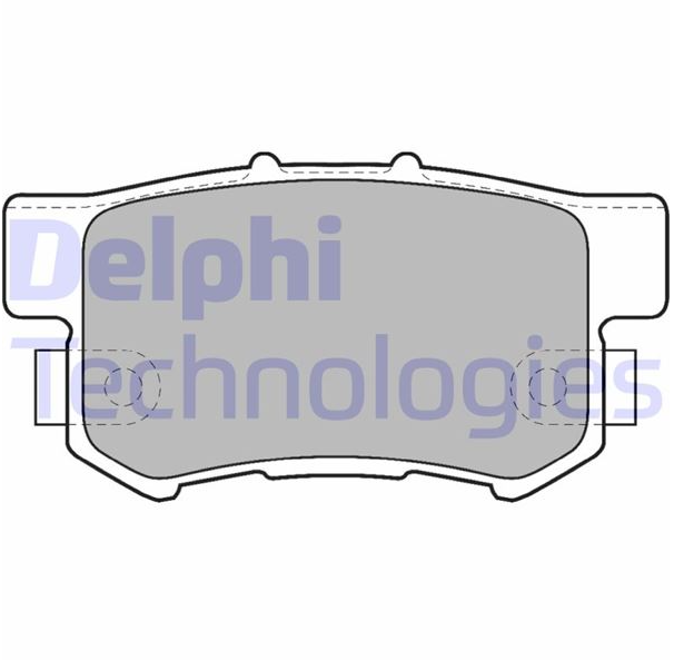 Delphi Fren Balatası Arka (88 mm) (Honda Accord Civic IX Jazz III 98-03)