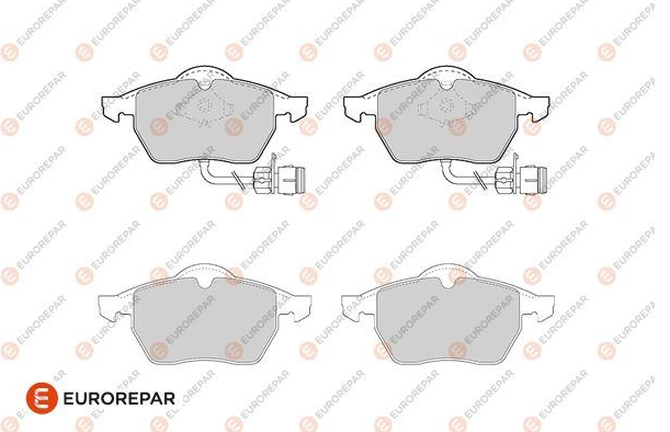 Eurorepar Fren Balatası Ön (156 mm) (Opel Vectra A, Astra F 91-)