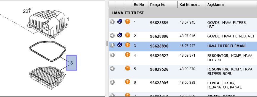 BLUE PRINT Opel Antara 2.0 ve Chevrolet Captiva 2.0 Hava Filtresi 30.392.00