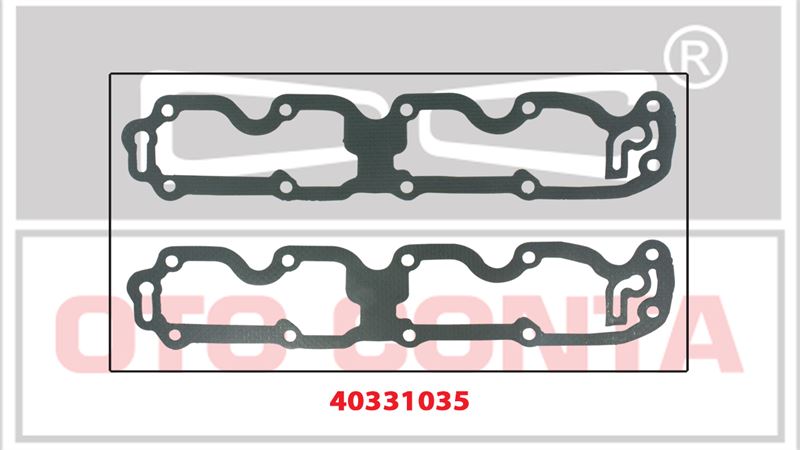OTOCONTA Kulbütör Üst Kapak Contası 1.20 mm Klingrit 2 ADET TAKIM (Fiat Tempéra 2.0 I 159 A5.046, 159 A6.046)