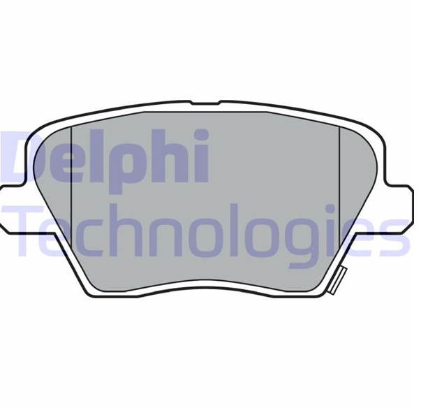 DELPHI Fren Balatası Arka (104 mm) (Hyundai i30 17-)