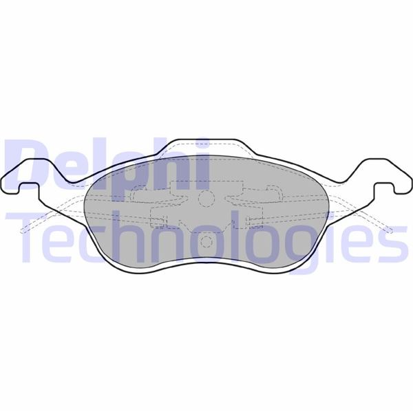Delphi Fren Balatası Ön (178 mm) (Ford Focus 98-04)