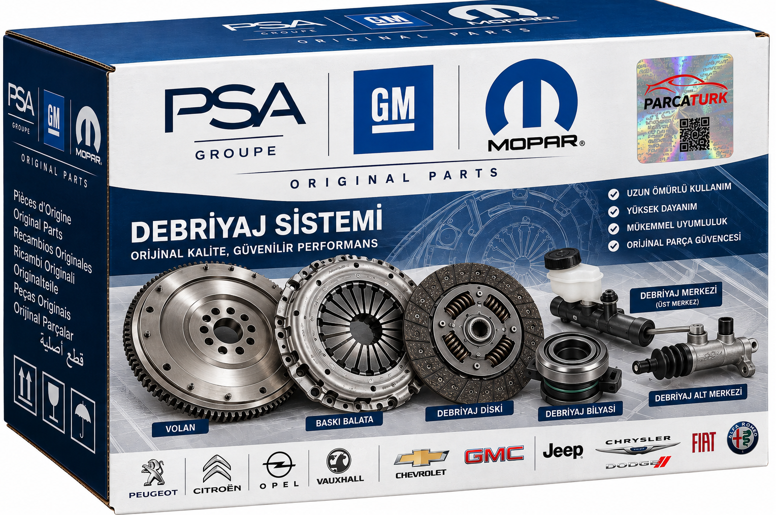 Debriyaj Üst Merkezi (Peugeot P301, Citroën C-Elysée) (PSA)