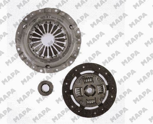 Debriyaj Seti (Skoda Fabia 1.4 68HP 619303900 Eski Mapa Kod: 007190500 - 007190400)