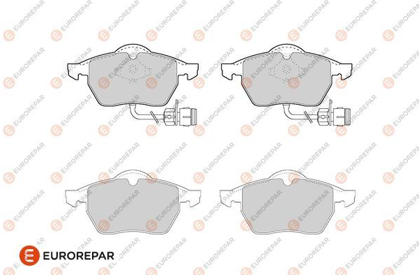 Eurorepar Ön Fren Balatası (Audi A6 94- Kablolu)