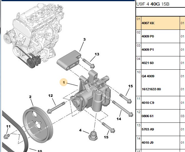 BİTAPART Ford Custom 2.2 Tdci Orjinal Hella Direksiyon Pompa