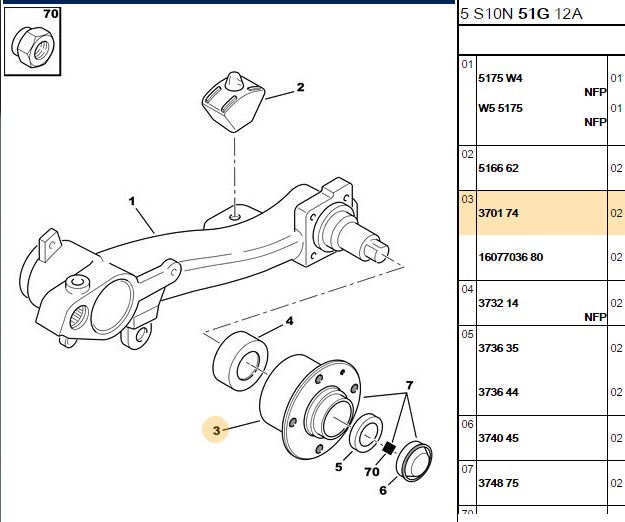 Eurorepar Arka Porya 106 GTI Saxo VTS 3701.74