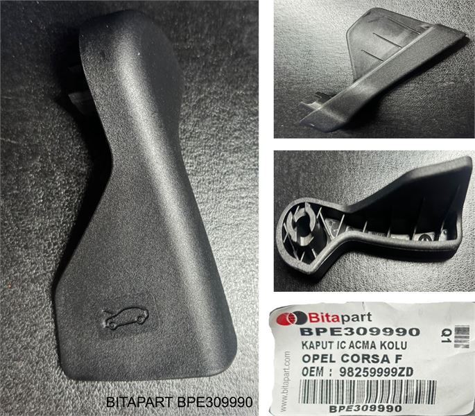 Kaput Açma Kolı (Opel Corsa F) (BİTAPART)
