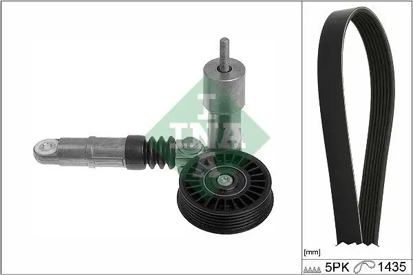 INA Volkswagen Passat B5 ve B5.5 1.9 Tdi V Kayışı 1.435 mm