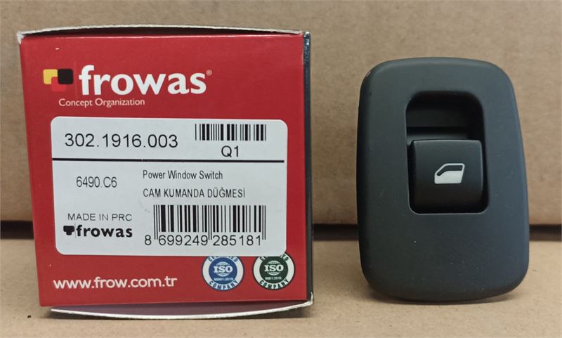 FROW Arka Cam Kumanda Düğmesi Peugeot P308 (T7) P508