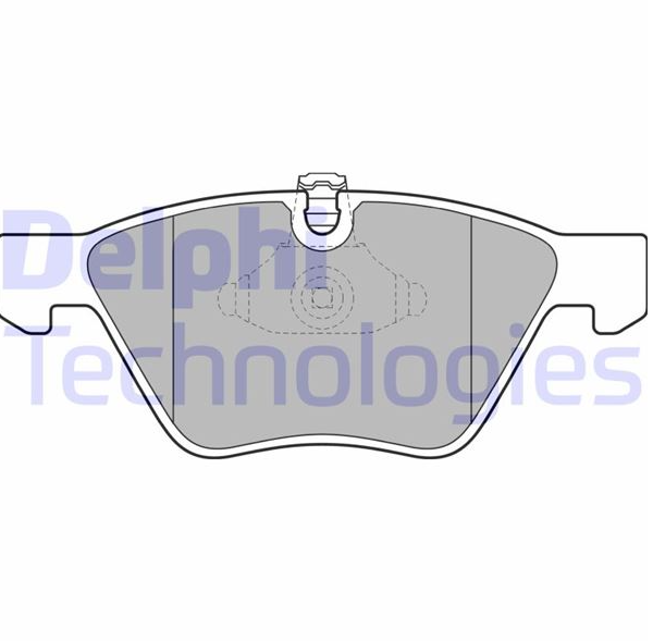DELPHI Ön Fren Balatası 149 mm, E87 118 120 Uyumluluğu