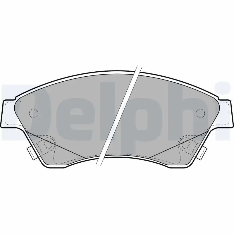 DELPHI Opel Astra J ve Chevrolet Cruze 1.4 Ön Fren Balatası 18.8 mm