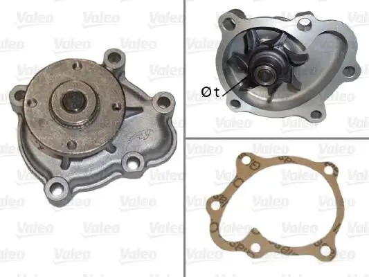 VALEO Opel Astra G ve Combo 1.7D Su Pompası Devirdaim