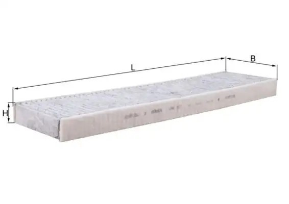 MAHLE Aktif Karbonlu Klima Filtresi 32 mm Yüksekliğinde