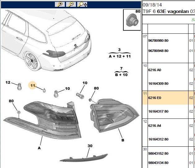 Stop Lamba Ampul (Peugeot P208, P3008, P308, P407, P408, Boxer III)