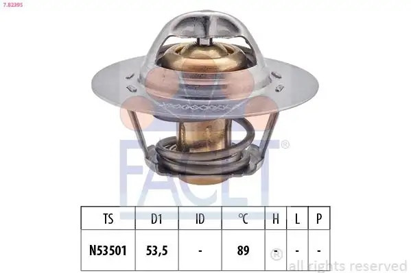 FACET Audi A4 ve Renault Laguna 1.6/2.0 Termostat 89 °C