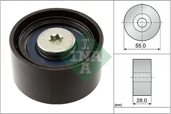 INA BMW X1 20d X3 20d X5 3.0d X6 40d 530d F10 Alternatör Gergi Rulmanı 55 mm