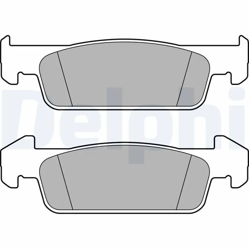 DELPHI Dacia Sandero, Logan ve Symbol Ön Fren Balatası 140,1 mm