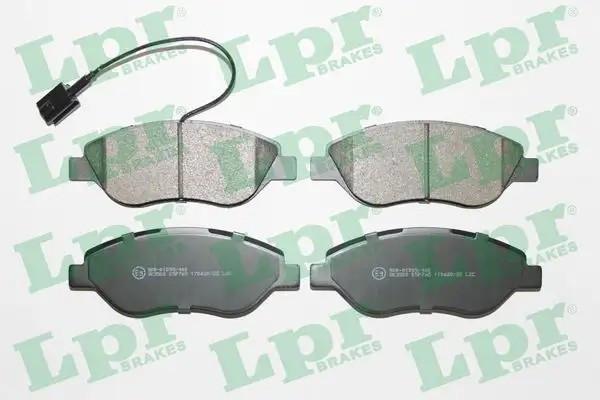 LPR Alfa Romeo Mito 1.6 Multijet, Fiat Bravo 1.6 MultiJet Ön Fren Balatası 10 mm