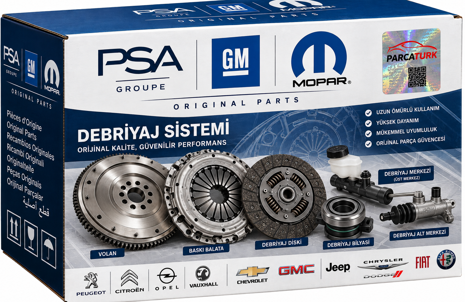 Debriyaj Üst Merkezi Peugeot P308 T9 P3008 P5008 Expert IV (PSA)