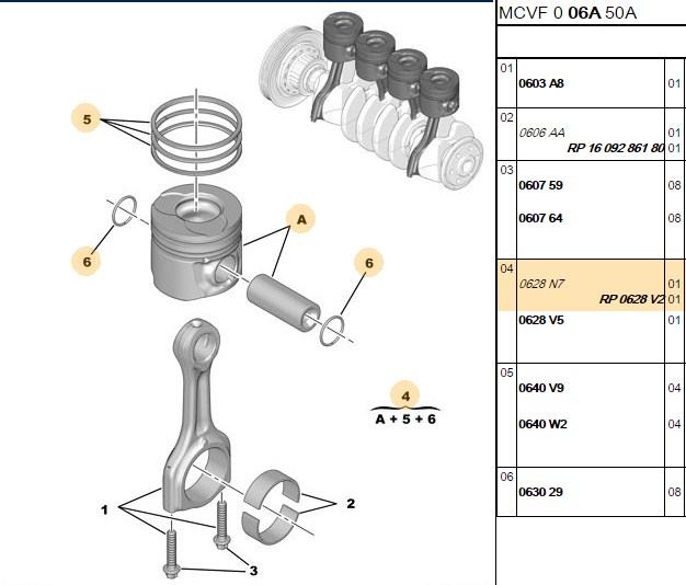 PISTON 73.70 MM ( 0.50) PEUGEOT P107 P206 P307 BIPPER CITROEN NEMO 1.4 HDI 8V FORD FIESTA 1.4 TDCI DV4TD DV4C (0.60 KISA)