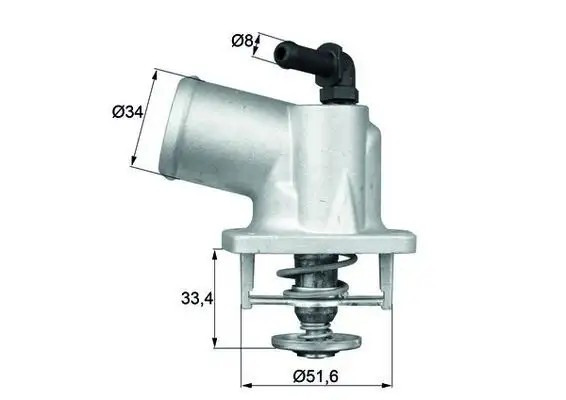 MAHLE Opel Corsa C, Vectra B ve Astra G 1.6 Z16XE Termostat 92 °C