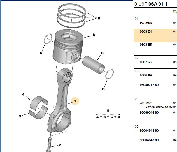PISTON KOLU BOXER III 110/130/150  EURO 5 ORJINAL 112 MM