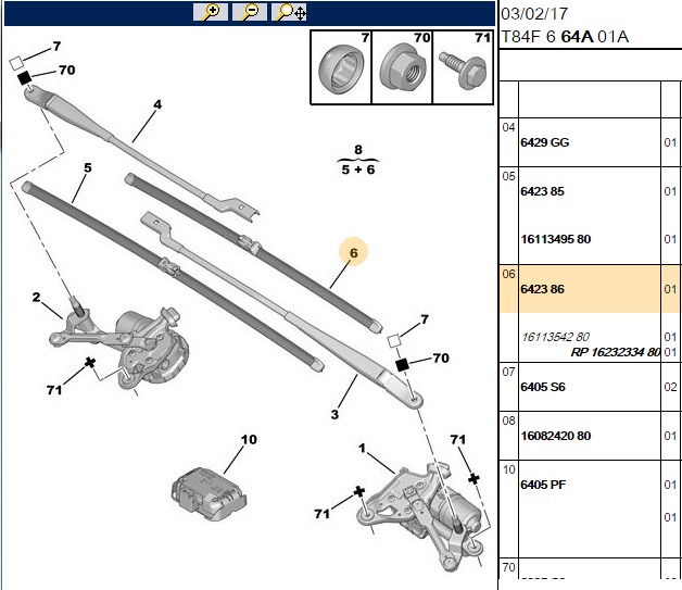 Silecek Supürge (700 mm Ergonomik Muz Tip 5 Aparatlı Multi Adaptorlu) (Audi Q4 SUV, Audi Q4 Sportback, Renault Symbioz)