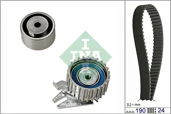 INA Fiat Doblo, Stilo, 156, 166 ve Marea 2.4 JTD Triger Seti 190 Diş 24 mm
