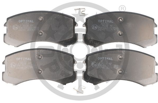 OPTIMAL Fren Balatası Ön 114 mm (Mitsubishi Lancer)
