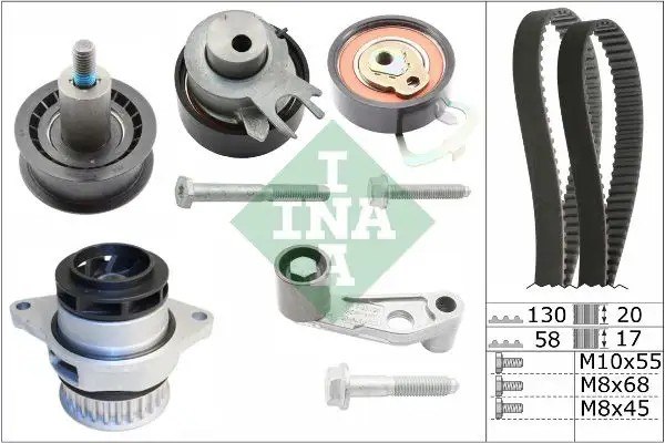 INA Seat Cordoba Ibiza Leon Roomster Polo Golf Bora Su Pompası