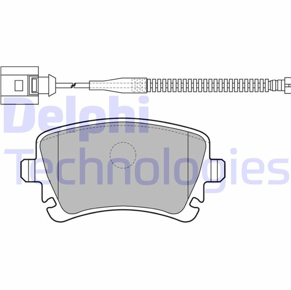 Fren Balatası Arka (116 mm) (VW A4, VW A6, VW A8)