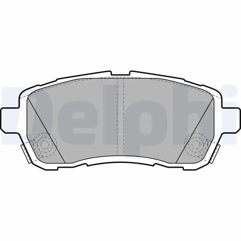 DELPHI Ford Fiesta VI ve Suzuki Swift IV 125,8 mm Ön Fren Balatası