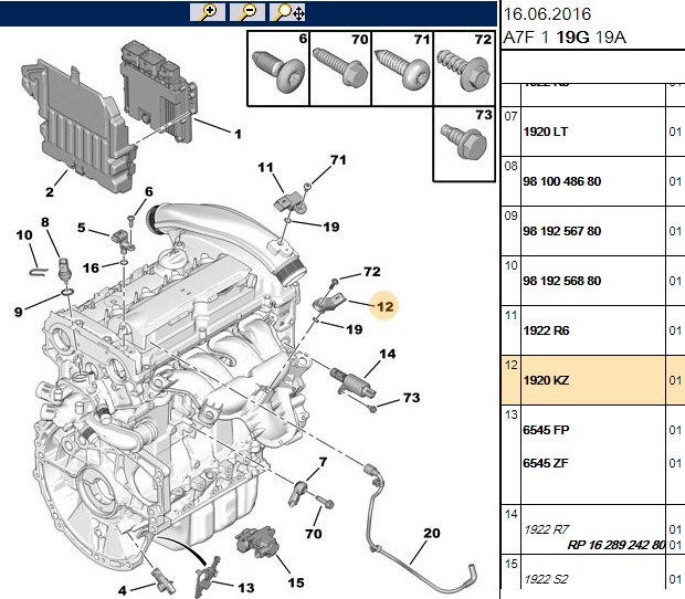 BOSCH Peugeot 308, RCZ MAP Basınç Sensörü 13627540508