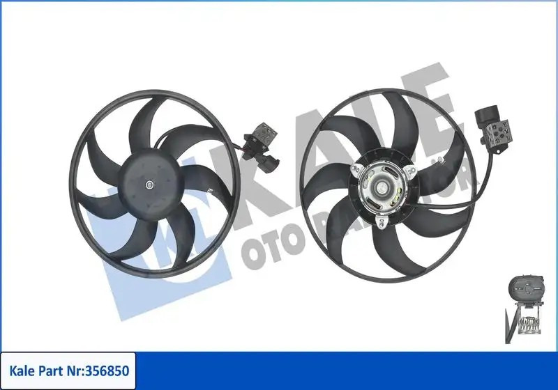 KALE Opel Corsa C 1.0/1.2/1.4/1.6 Fan Motoru 12V 200 W